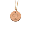Carnation Birth Flower Necklace for January - Che Cose Belle
