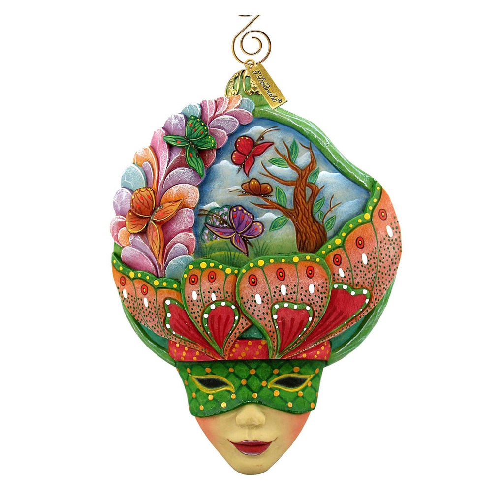 Carnival Mask Sculpted Ornament by G. DeBrekht - 621144 - Che Cose Belle