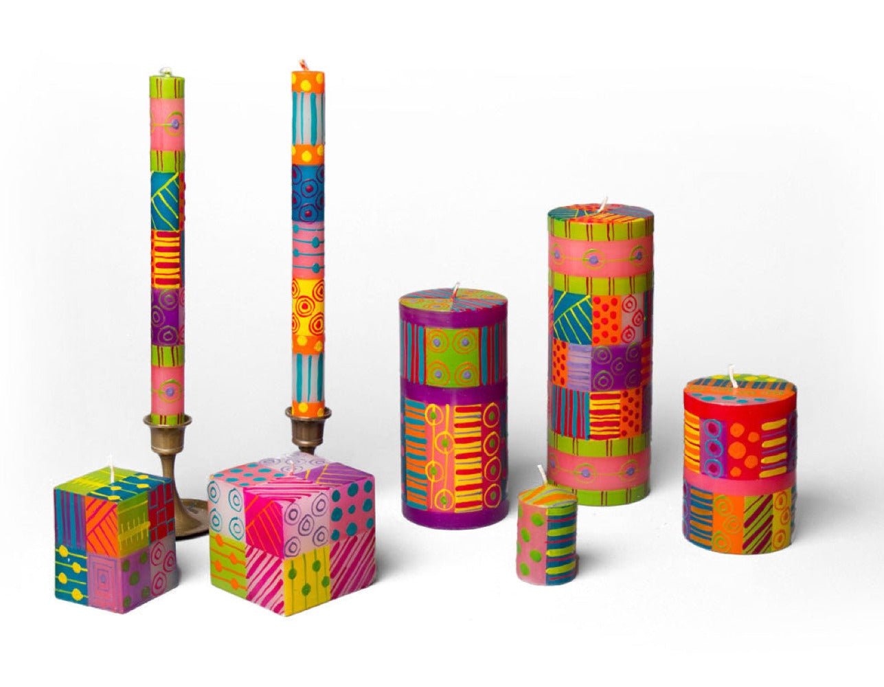 Carousel Painted Candles - Che Cose Belle