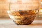 Carved Pattern Mango Wood Bowl - Black - Che Cose Belle