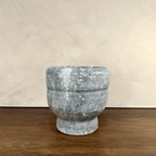Carved Stone Pedestal Bowl - Che Cose Belle