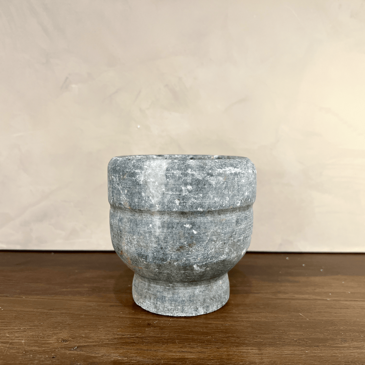 Carved Stone Pedestal Bowl - Che Cose Belle