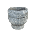 Carved Stone Pedestal Bowl - Che Cose Belle
