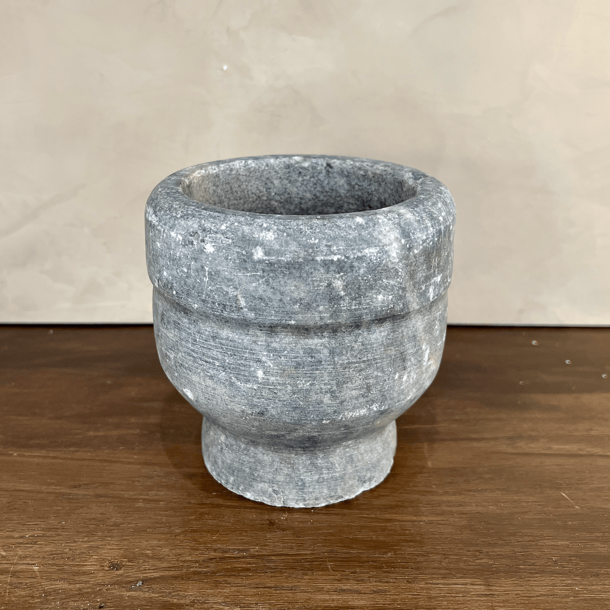 Carved Stone Pedestal Bowl - Che Cose Belle