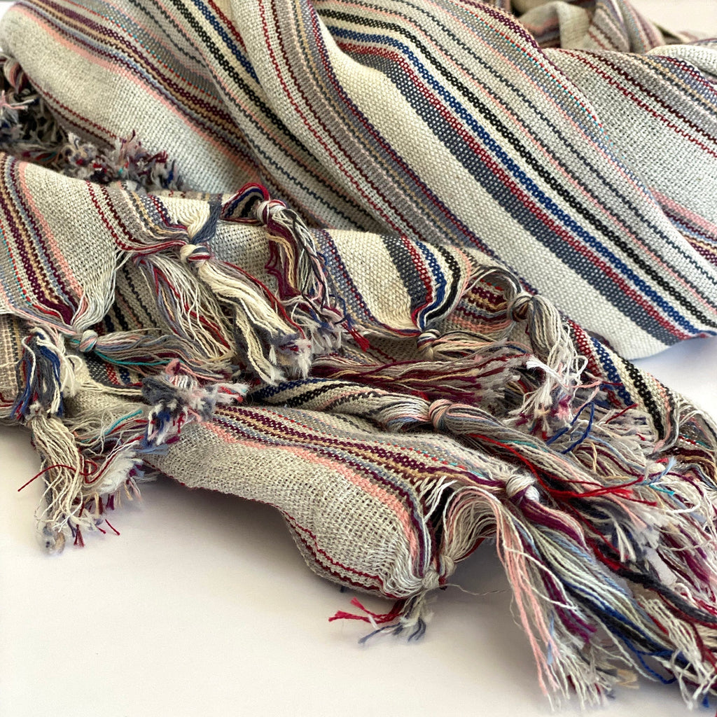 Casablanca Sustainable Turkish Towel / Blanket - Gray - Che Cose Belle