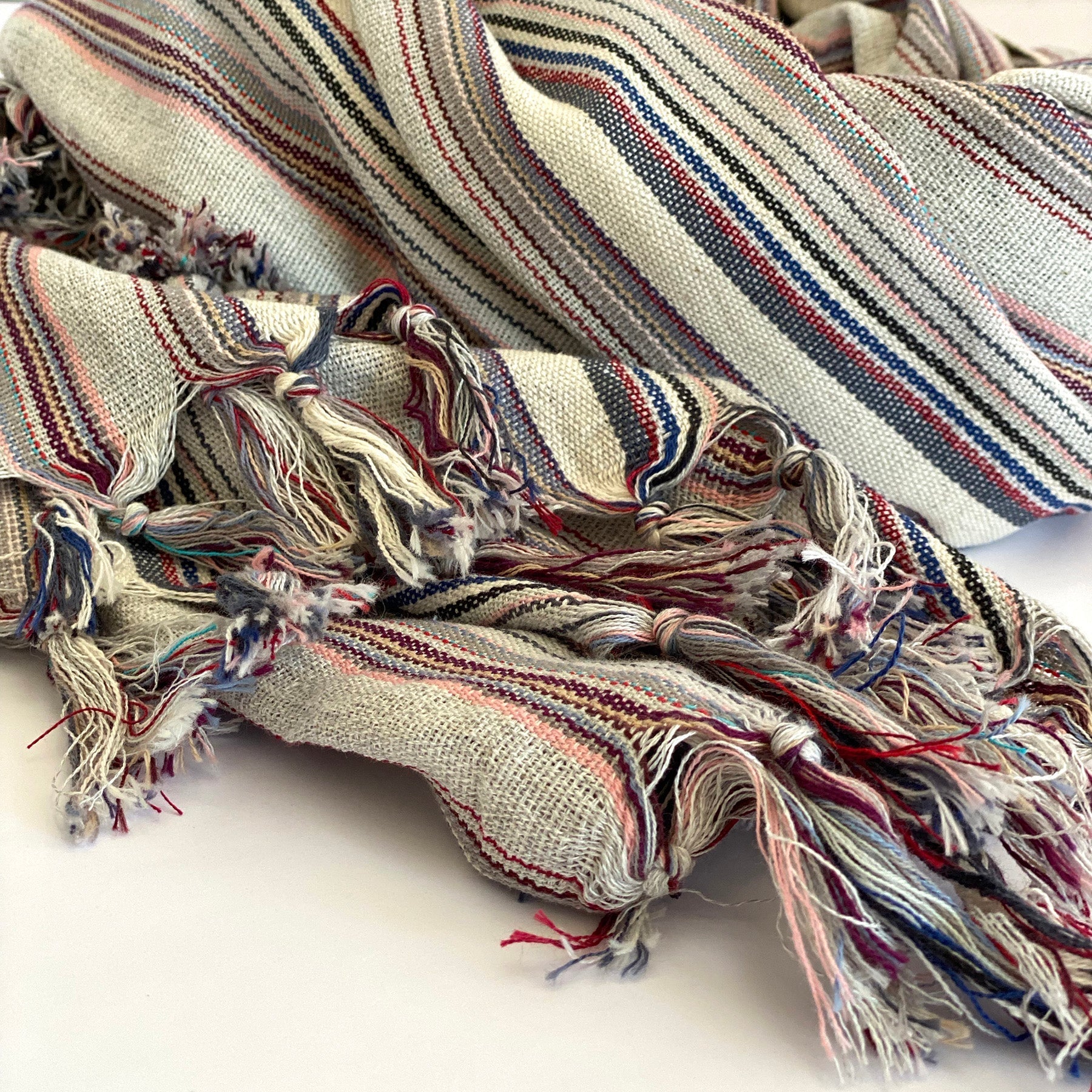 Casablanca Sustainable Turkish Towel / Blanket - Gray - Che Cose Belle
