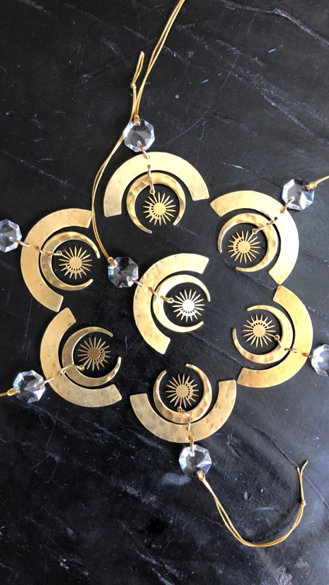 Casseopeia Ornament With Vintage Glass Crystal - Che Cose Belle