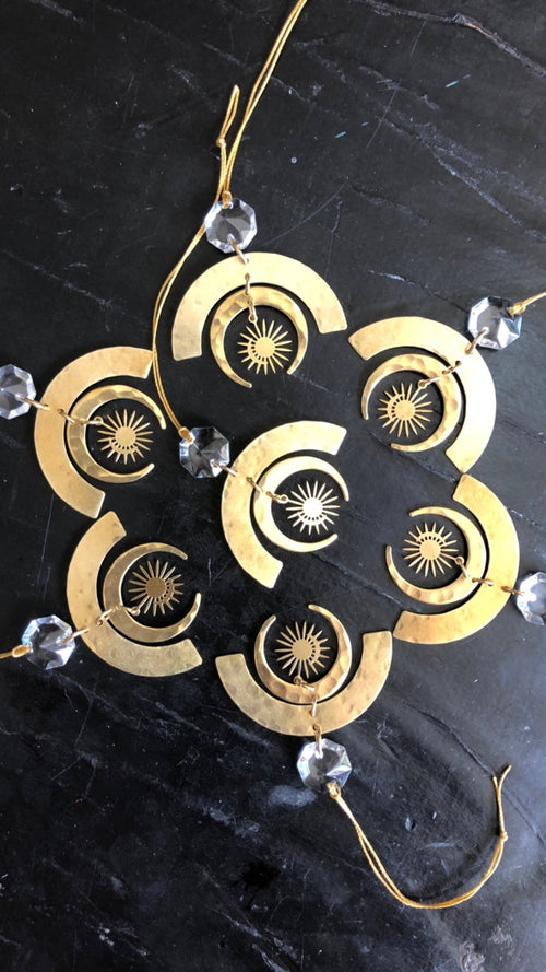 Casseopeia Ornament With Vintage Glass Crystal - Che Cose Belle