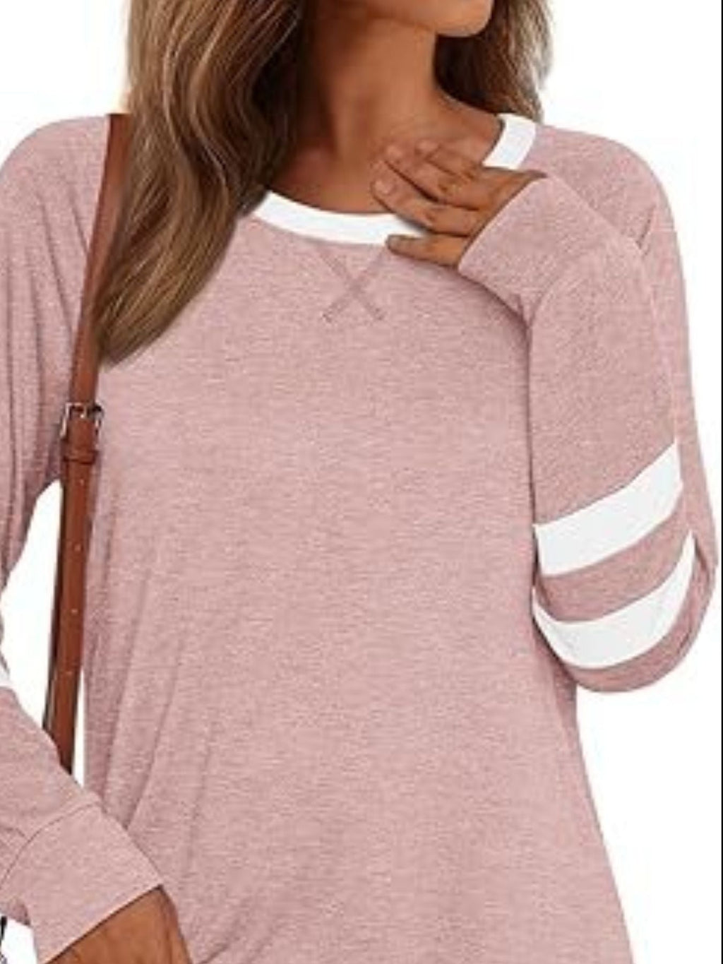 Casual Striped Round Neck T-Shirt - Che Cose Belle