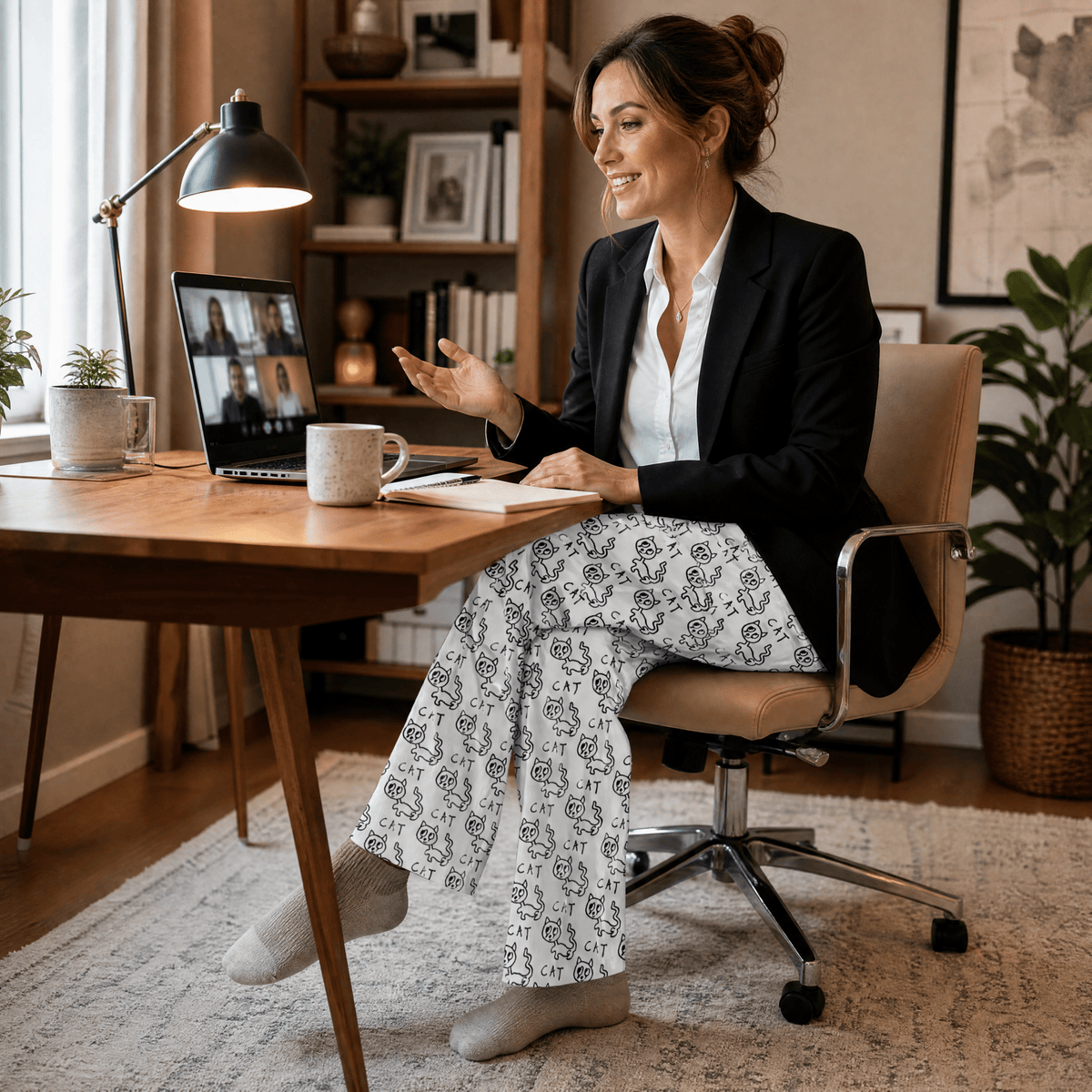 Cat - Cotton Lounge Pants - Che Cose Belle