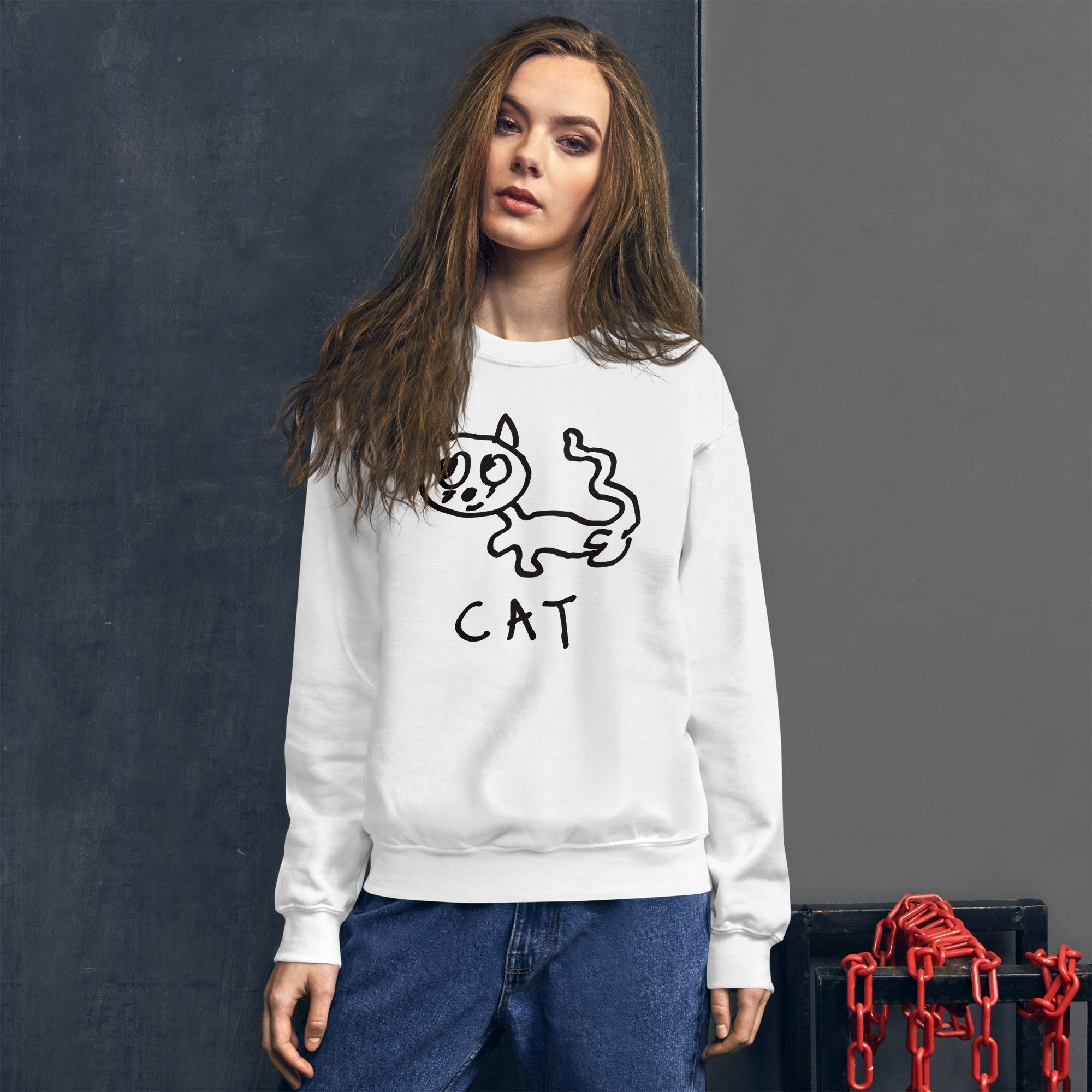 Cat - Crewneck Sweatshirt - Che Cose Belle