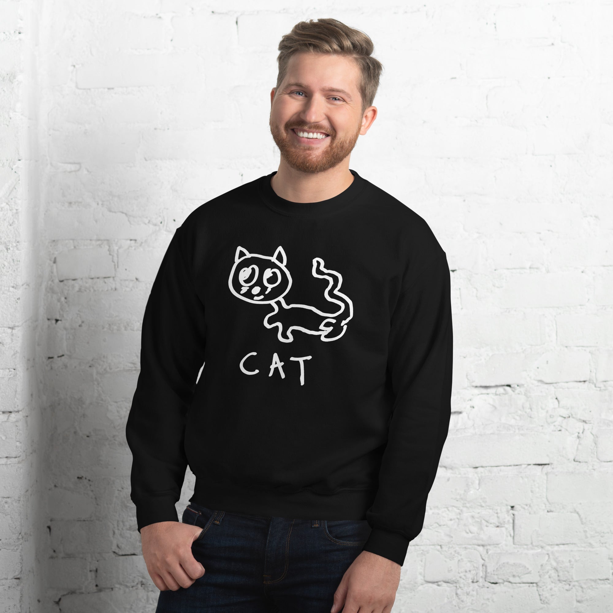 Cat - Crewneck Sweatshirt - Che Cose Belle