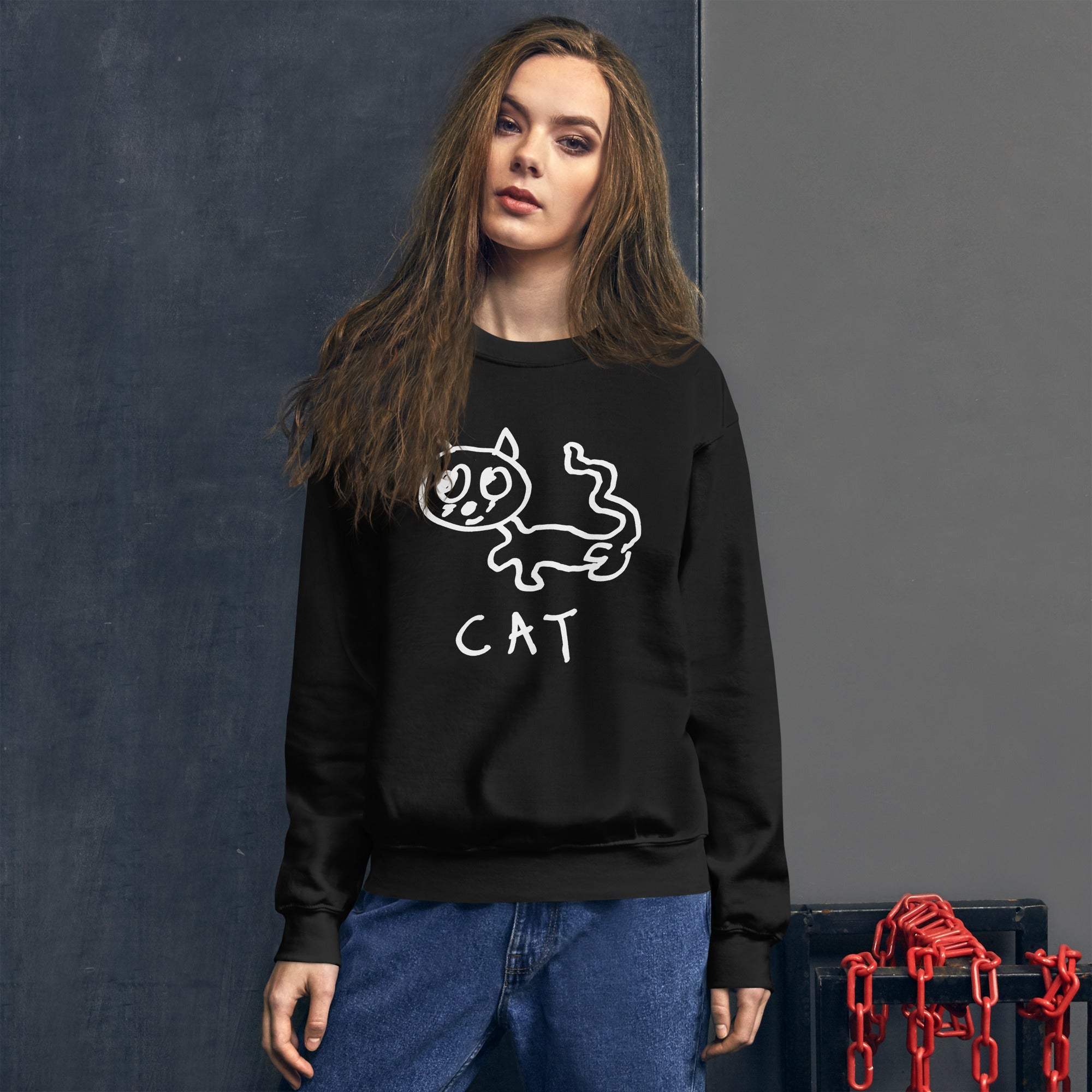 Cat - Crewneck Sweatshirt - Che Cose Belle