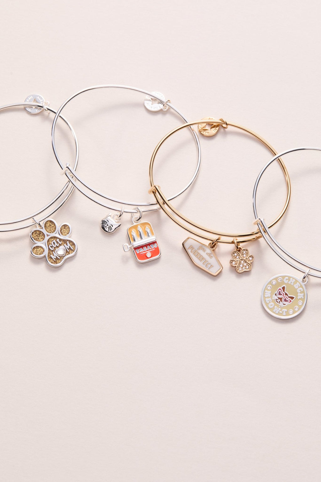 Cat Mom Charm Bangle - Che Cose Belle