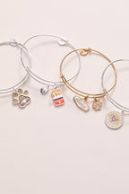 Cat Mom Charm Bangle - Che Cose Belle