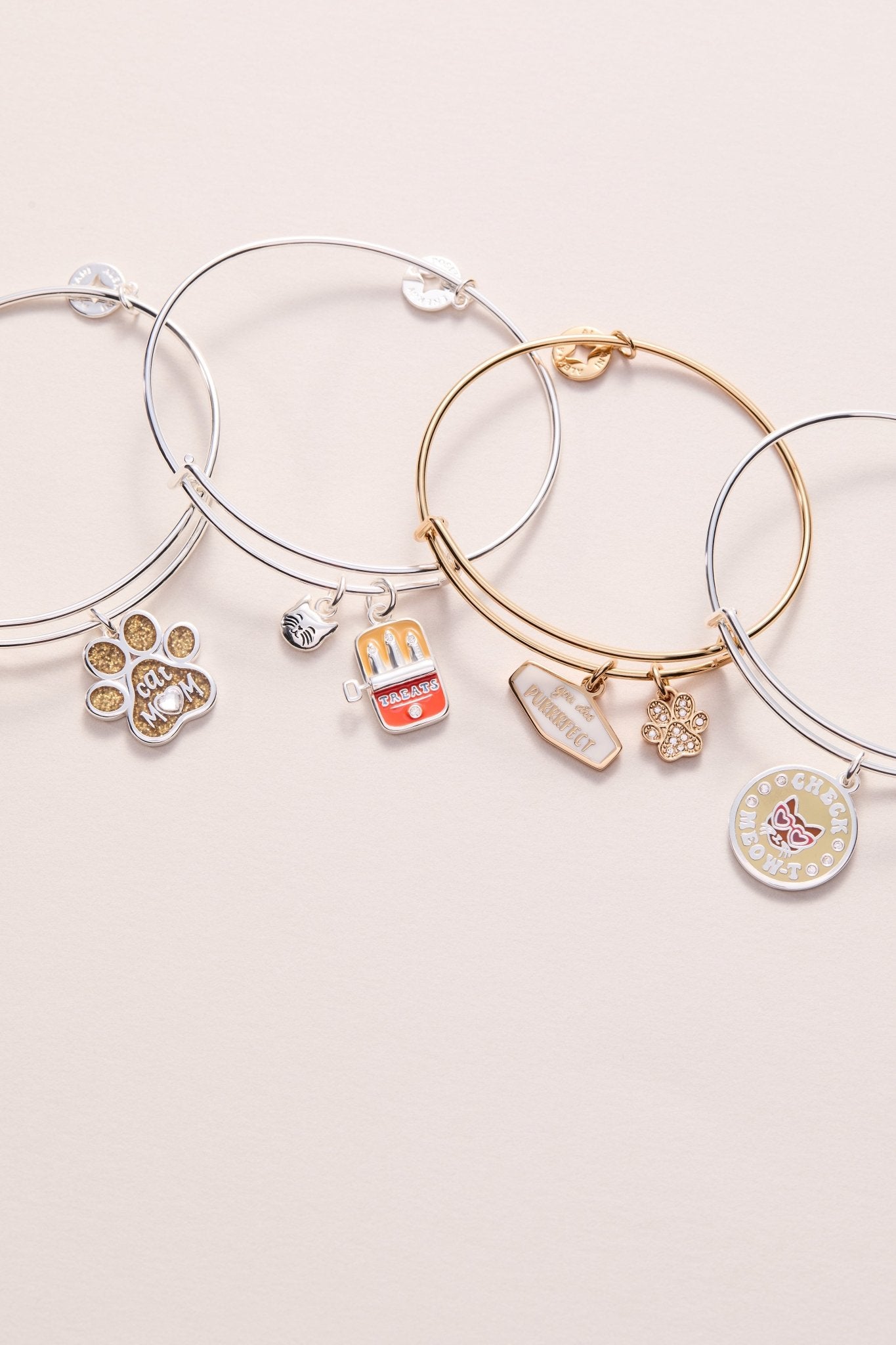 Cat Mom Charm Bangle - Che Cose Belle