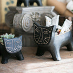 Cat Shape Small Planter in Concrete - Che Cose Belle