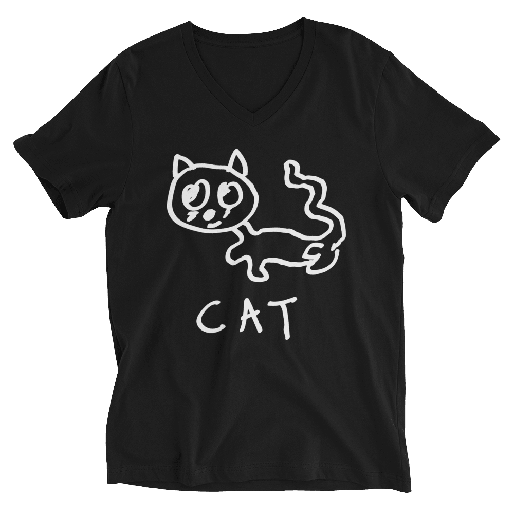 Cat - V-neck Tee - Che Cose Belle