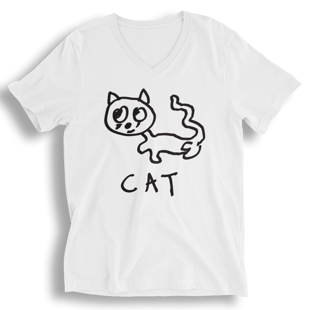 Cat - V-neck Tee - Che Cose Belle