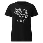 Cat - Women's Fitted Tee - Che Cose Belle