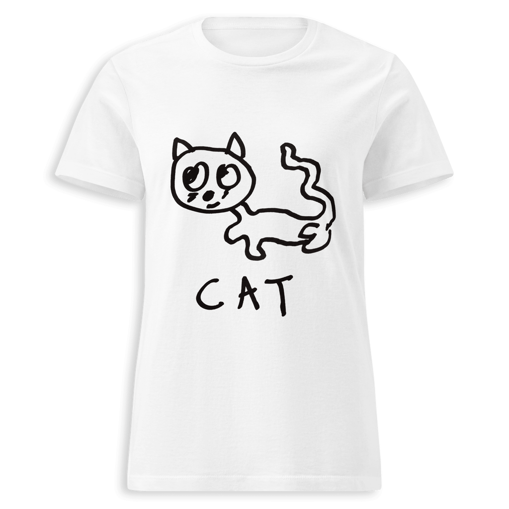 Cat - Women's Fitted Tee - Che Cose Belle