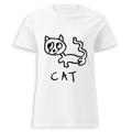 Cat - Women's Fitted Tee - Che Cose Belle