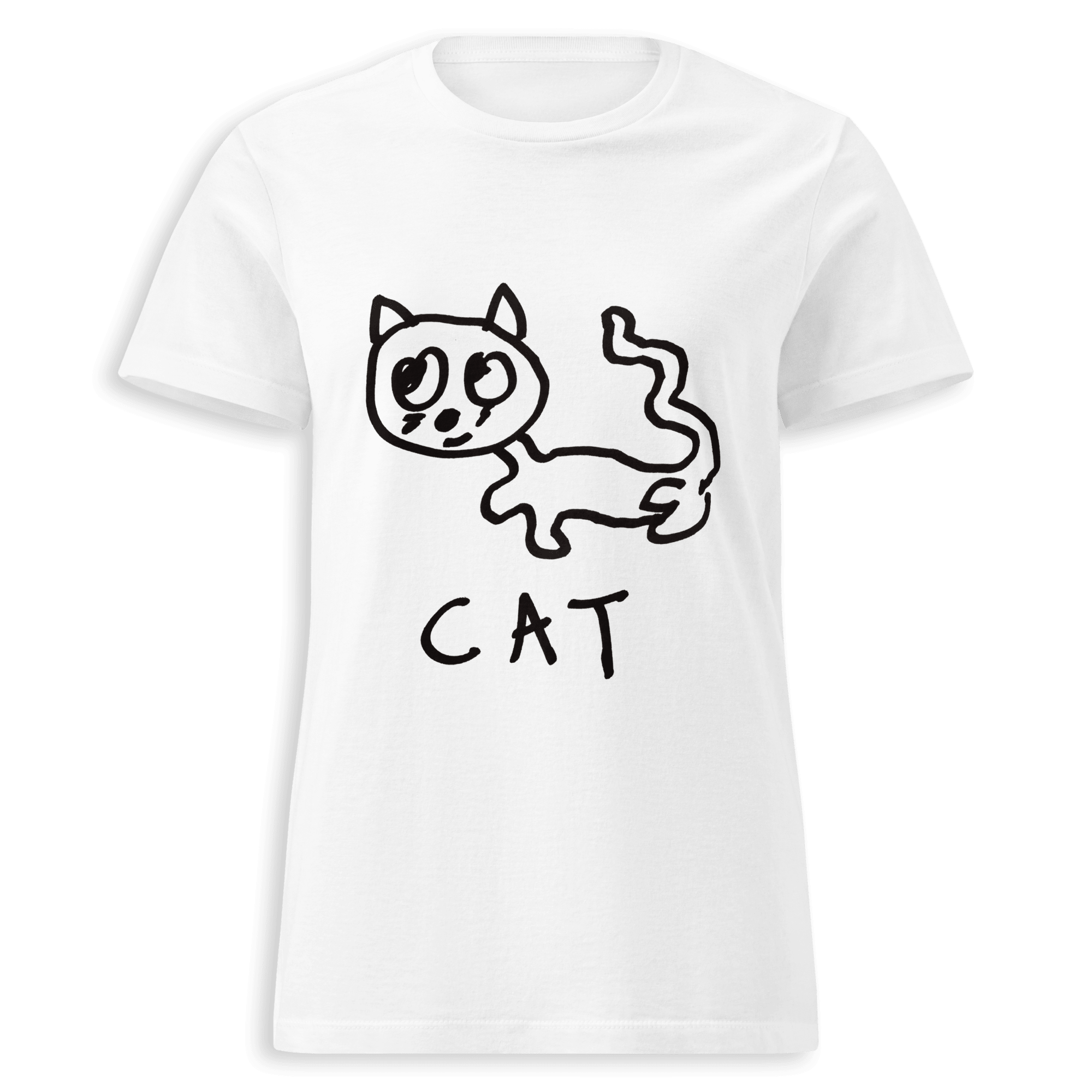 Cat - Women's Fitted Tee - Che Cose Belle