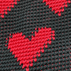 Catalina Hearts Crochet Cross-Body Bag One of a Kind - Mexico - Che Cose Belle