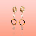 Catalina Jade + Sunstone Dangles - Che Cose Belle