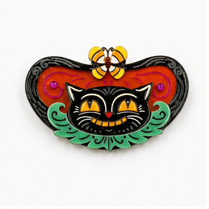 Catcha Candy Corn Brooch by Johanna Parker x Lipstick & Chrome - Che Cose Belle
