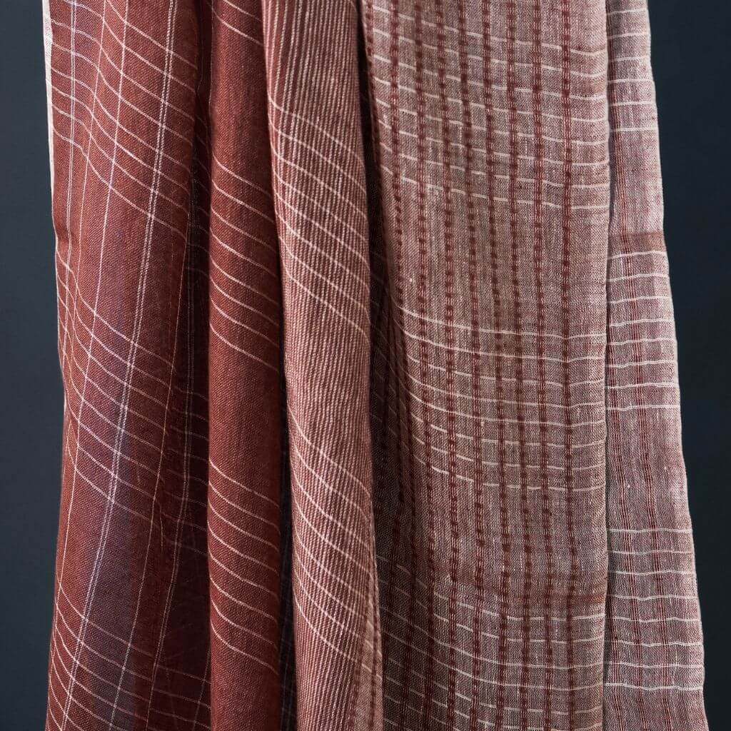 Auro Handwoven Linen Scarf
