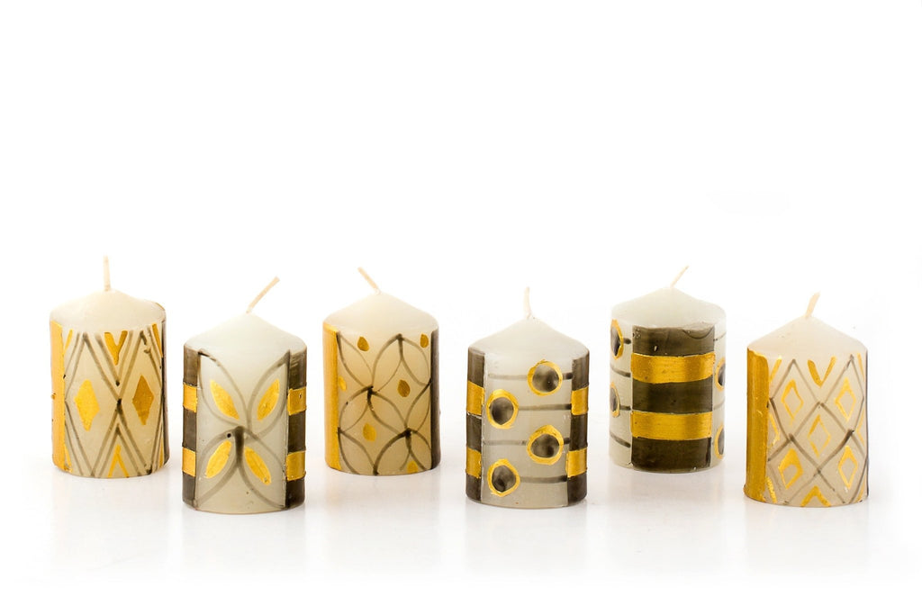 Celebration Painted Candles - Che Cose Belle