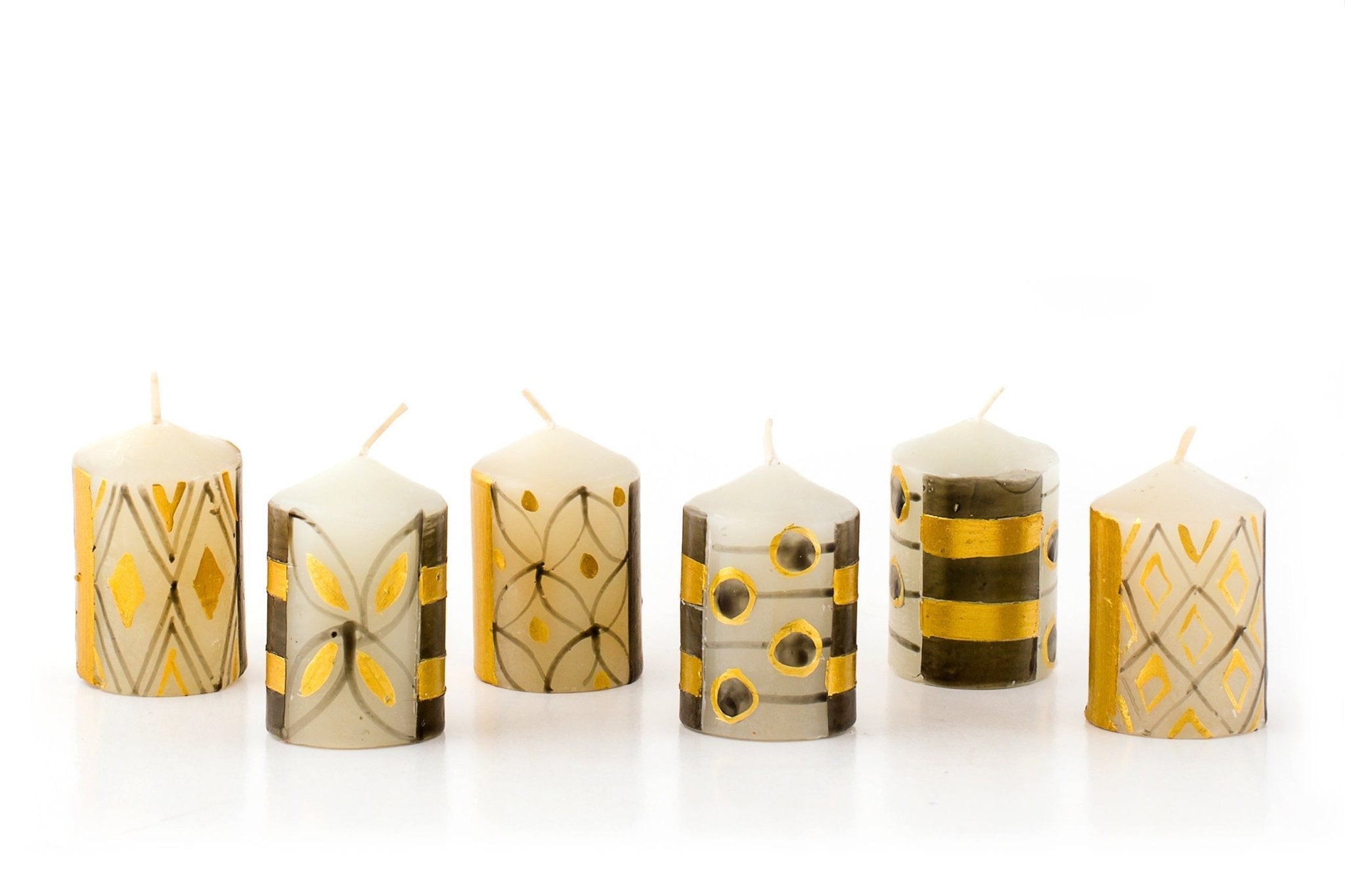 Celebration Painted Candles - Che Cose Belle