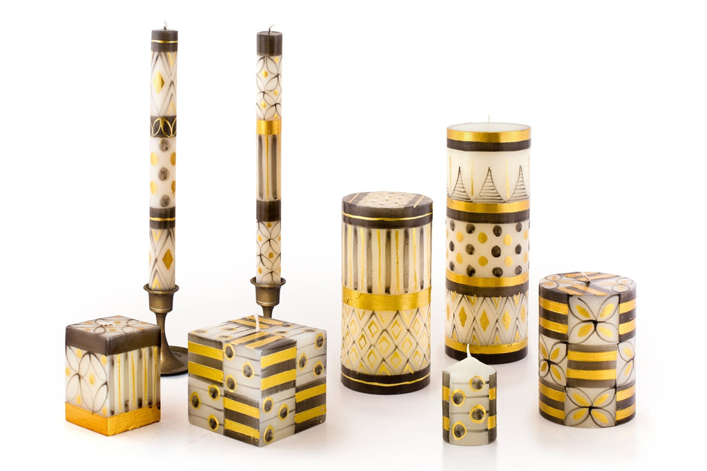 Celebration Painted Candles - Che Cose Belle