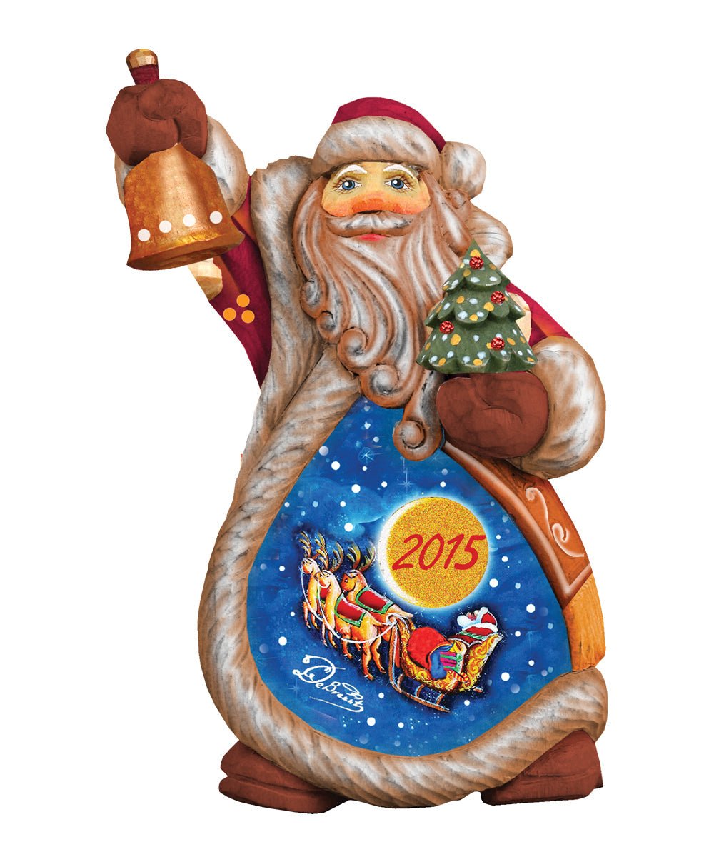 Celebration Santa Sculpted Hand-Painted Christmas Figurine by G. DeBrekht - Christmas Santa Snowman Decor - 6612234 - Che Cose Belle