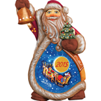 Celebration Santa Sculpted Hand-Painted Christmas Figurine by G. DeBrekht - Christmas Santa Snowman Decor - 6612234 - Che Cose Belle