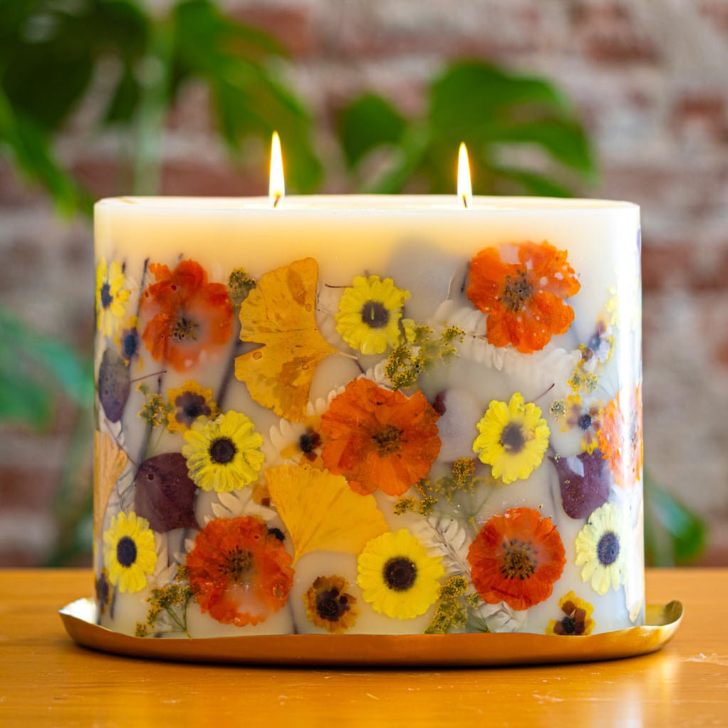 Centerpiece Botanical Candle - Honey Tobacco - Che Cose Belle