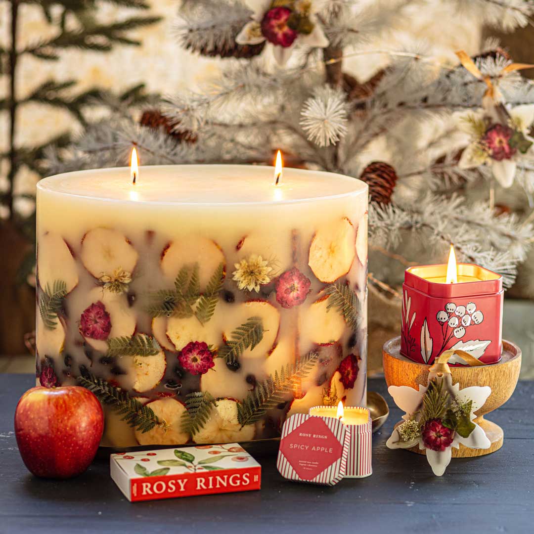 Centerpiece Botanical Candle - Spicy Apple - Che Cose Belle