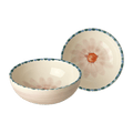 Ceramic Bowl with Hand Painted Soft Pink Flower - 11.8 oz - Che Cose Belle