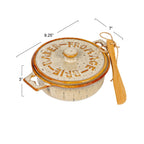 Ceramic Brie Baker with Bamboo Spreader - Che Cose Belle