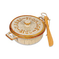 Ceramic Brie Baker with Bamboo Spreader - Che Cose Belle