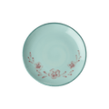 Ceramic Cake Plate with Hand Painted Flower Vine - Che Cose Belle