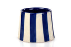Ceramic Dark Blue Stripe Coffee cup - 3.5 x 2.5 Inches ( Set of 4 ) - Che Cose Belle