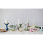 Ceramic Flower Footed Tealight Holder - Che Cose Belle