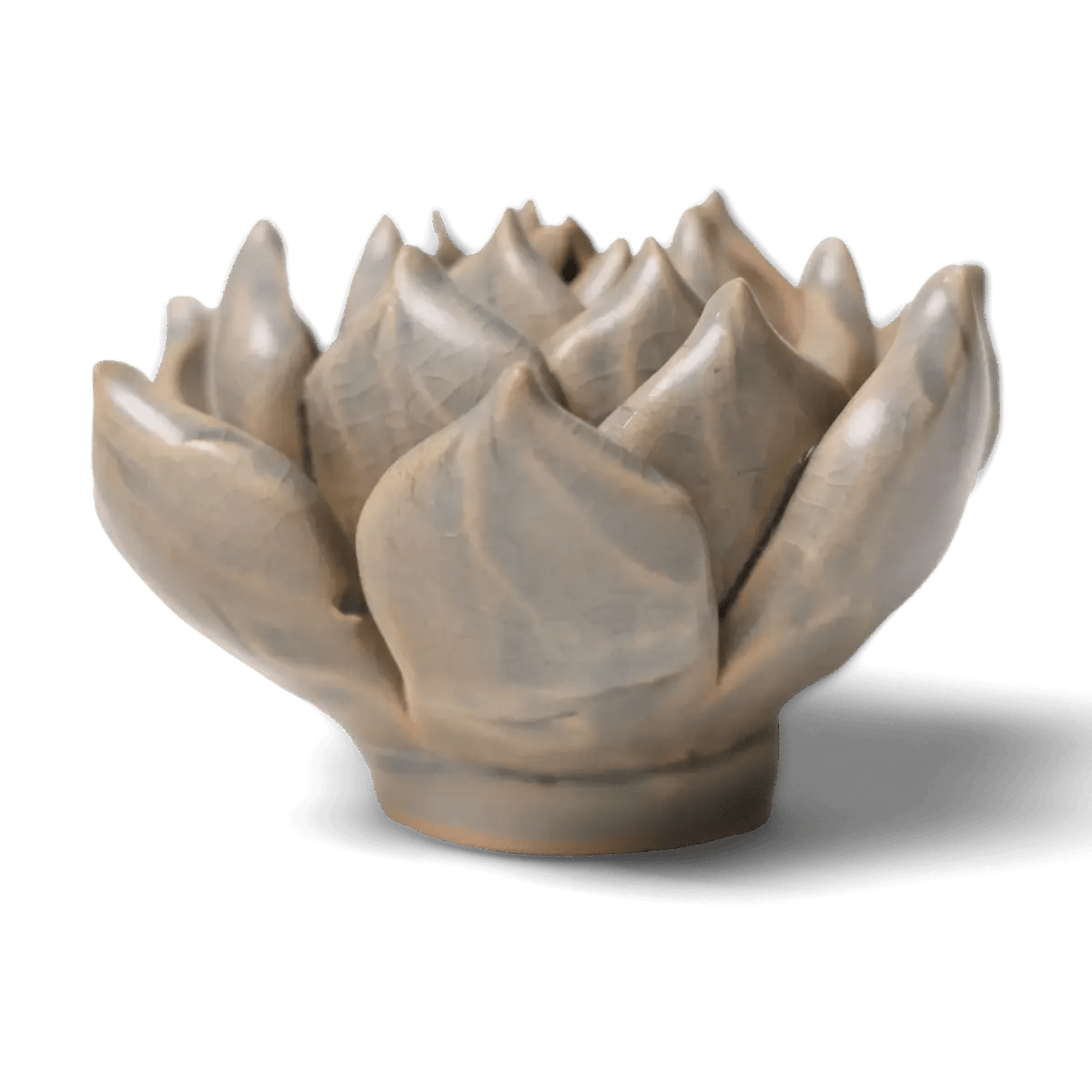 Ceramic Flower Wall Art Succulent Blue 12: Succulent Light Blue - Che Cose Belle