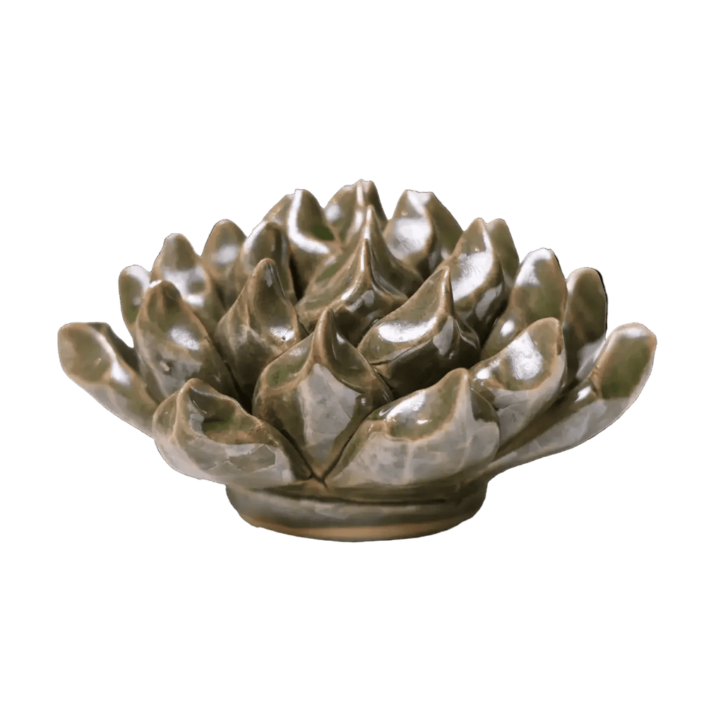 Ceramic Flower Wall Art Succulent Green 6: Large Succulent Green - Che Cose Belle