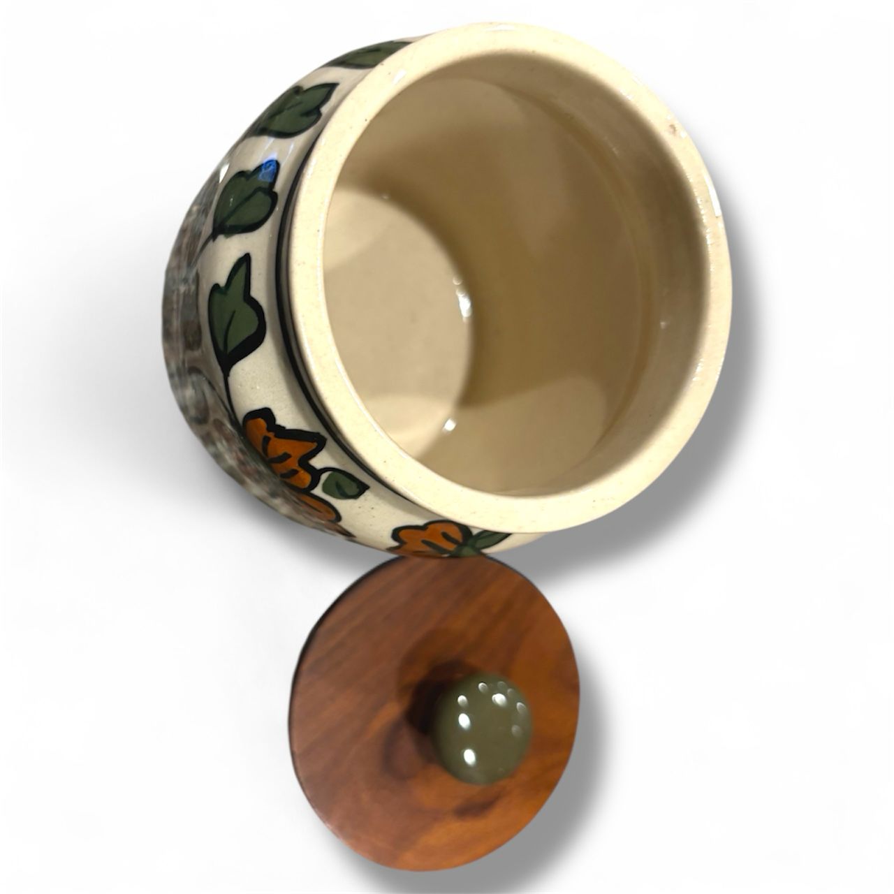 Ceramic Jars with Wooden Lids - Che Cose Belle