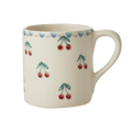 Ceramic Mug with Hand Painted Cherries - 14.2 oz - Che Cose Belle