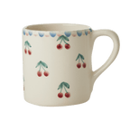Ceramic Mug with Hand Painted Cherries - 14.2 oz - Che Cose Belle