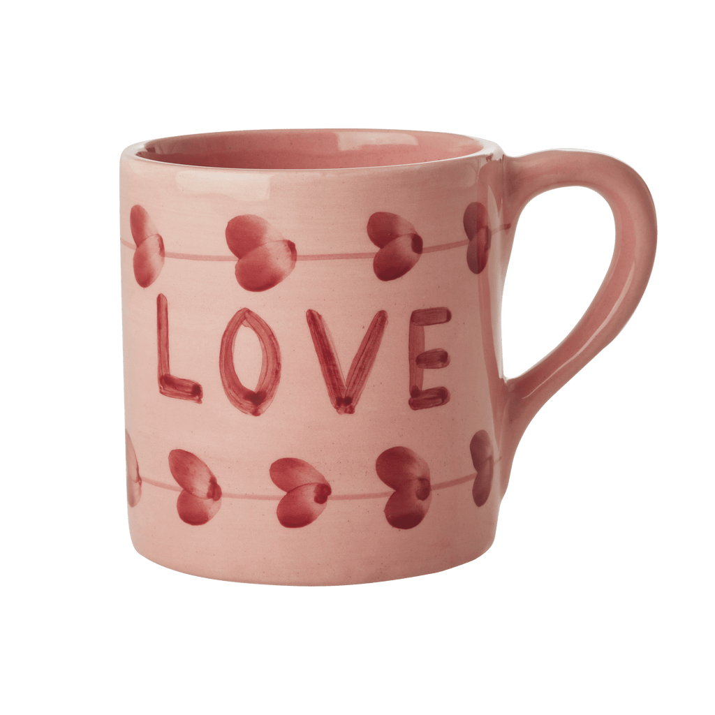 Ceramic Mug with Hand Painted Love - 14.2 oz - Che Cose Belle